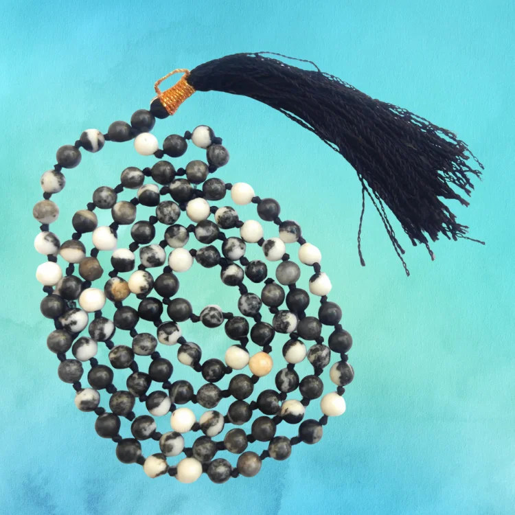 BLACK ZEBRA JASPER STONE